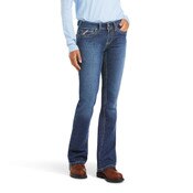 Ariat Women's FR DuraStretch Basic Boot Cut Jean in Blue Quartz